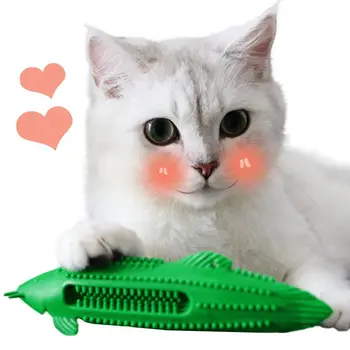 

Cat Toothbrush Cat Mint Silicone Automatic Cleaning Toothbrush Bite Teeth Cleaning Cat Cleaning Supplies Pet Cat Non-toxic Silic