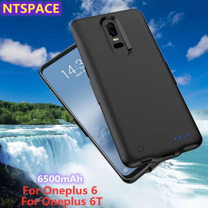 6500 мАч Расширенный чехол для телефона с аккумулятором для Oneplus 6T чехол для резервного аккумулятора для Oneplus 6 портативное зарядное устройство