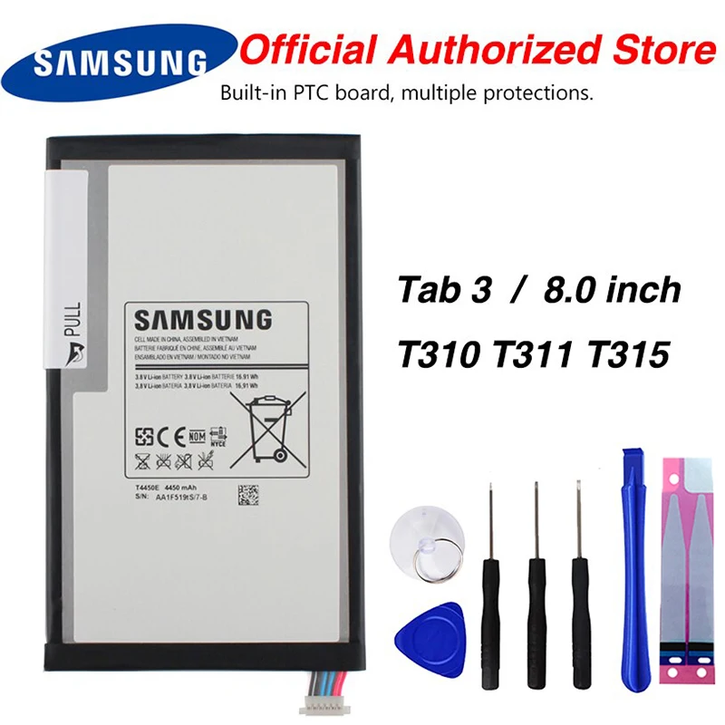 Оригинальный аккумулятор для планшета Samsung T4450E GALAXY Tab 3 8 0 T310 T311 T315 4450 мАч |