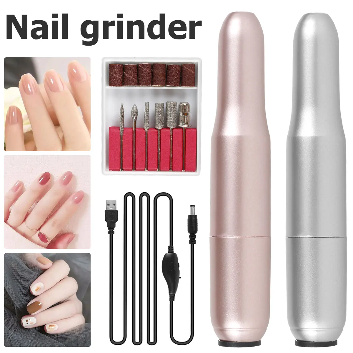 Electric Nail Files 20000RPM for Beginners Nail Drill Adjustable Speed