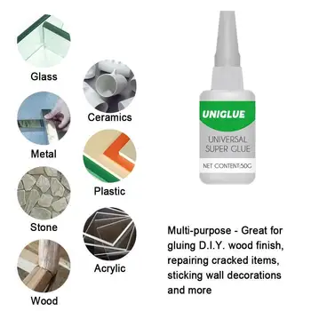 

50ml Super Strong Liquid Glue Rapid Fix Instant Fast Adhesive Bottle Quick Dry Universal Multifunction glue home tools