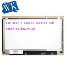 15," Матрица ноутбука для acer 3 Aspire A315-21 серии N17Q3 ЖК-экран 30 контактов замена панели