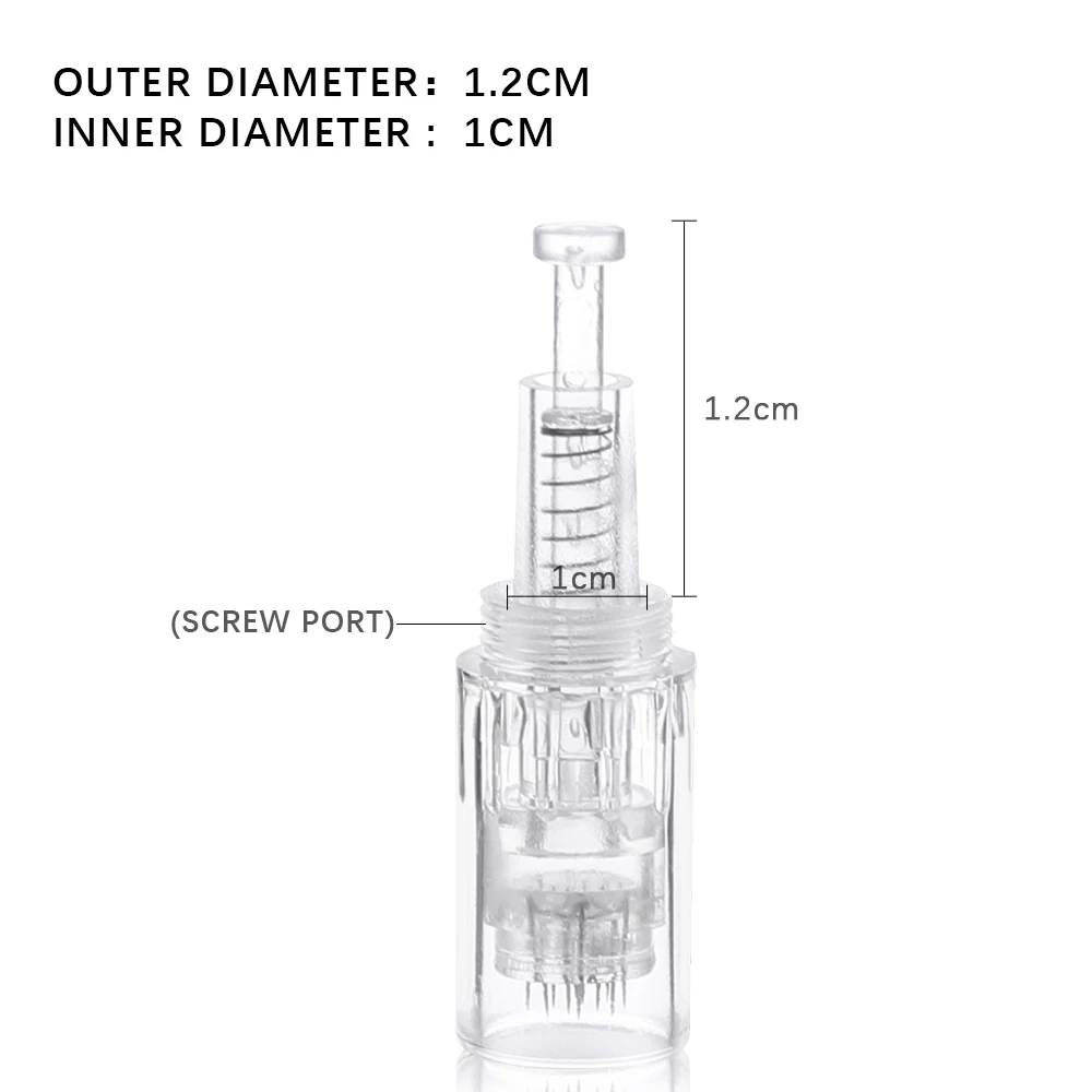 Замена картриджа с винтом 10/50 шт. для микро иглы Derma Pen 9 pin / 12 36 nano Micro