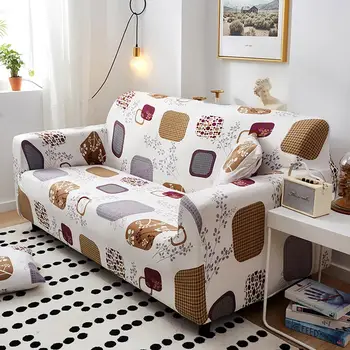 

Svetanya Stretch Sofa Cover 1234 L Shape Slipcovers Printing Couchs Case