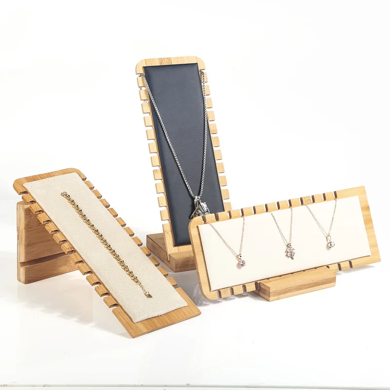 Bracelet Jewelry Display Stand Stand Wooden Bracelet Necklace Storage Support Jewelry Storage Rack Display Cabinet