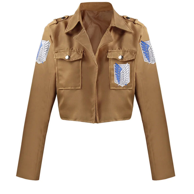 Anime Attack on Titan Eren Jaeger Shingeki no Kyojin Survey Scouting Legion Cosplay Costume Casual Halloween Jacket |
