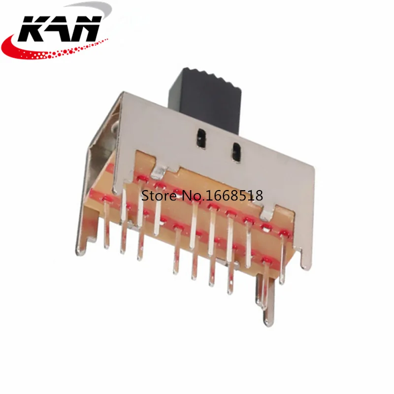 SS-43D02 cuatro polos tres posiciones interruptor deslizante de 3 posiciones 16 tipo DIP con 4 de mango de pin fijo puede ser personalizado - AliExpress Luces e iluminación