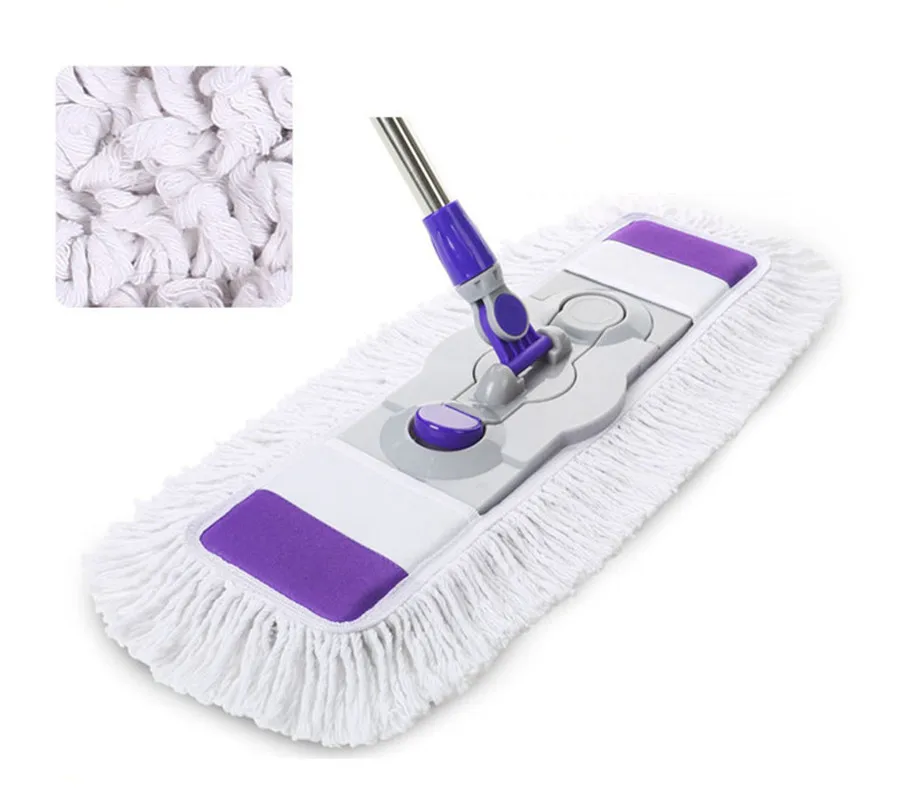 3pcs 65*25 cm large size Mop Head Floor cleaning cloth Paste The Mop