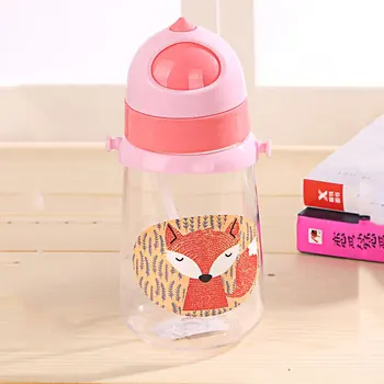 

Infant Baby Drinking Cup with a Straw Portable Rope BPA Free Kids Feeding Bottles Sippy Training Infantil Feed Cups