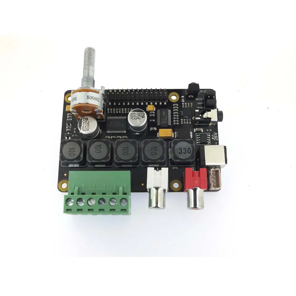 Raspberry Pi DAC Full-HD усилитель класса D ies PCM5122 X400 аудио Плата расширения Raspberry Pi 3 Model B+ музыкальный плеер