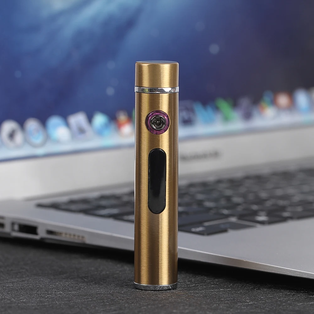 USB зажигалка электрическая зарядка Зажигалка сенсорная индукция ветрозащитные