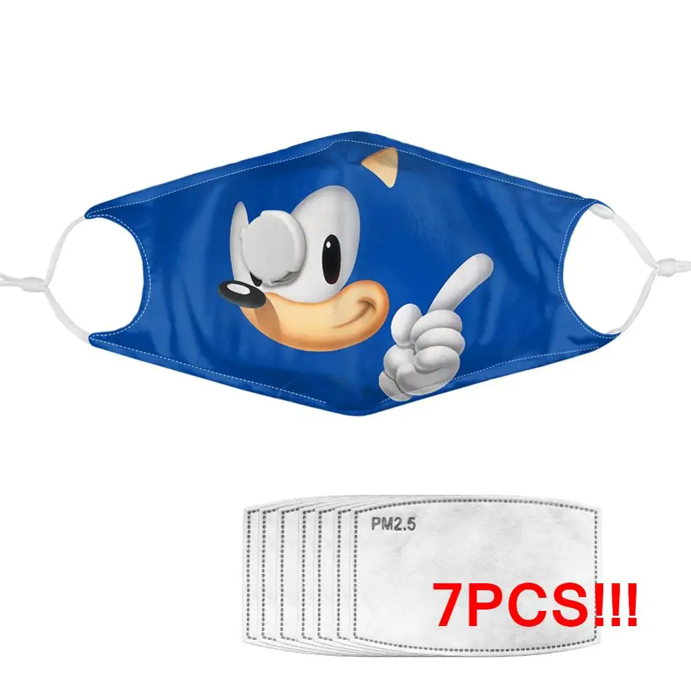 

Adult customizable masks with 7 filters, dustproof and antifog, reusable, washable masks, breathable masks