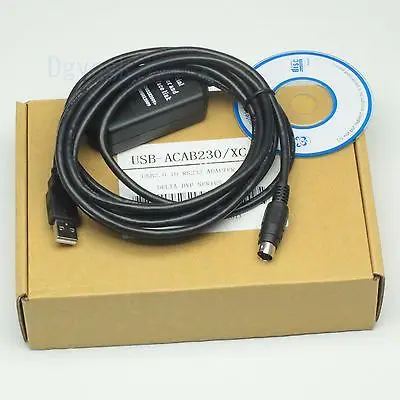 

DHL/EMS 10 Sets USBACAB230 programming Cable USB to RS232 ADAPTER for for DEL-TA ES/EX/EH PLC USB-DVP -h2