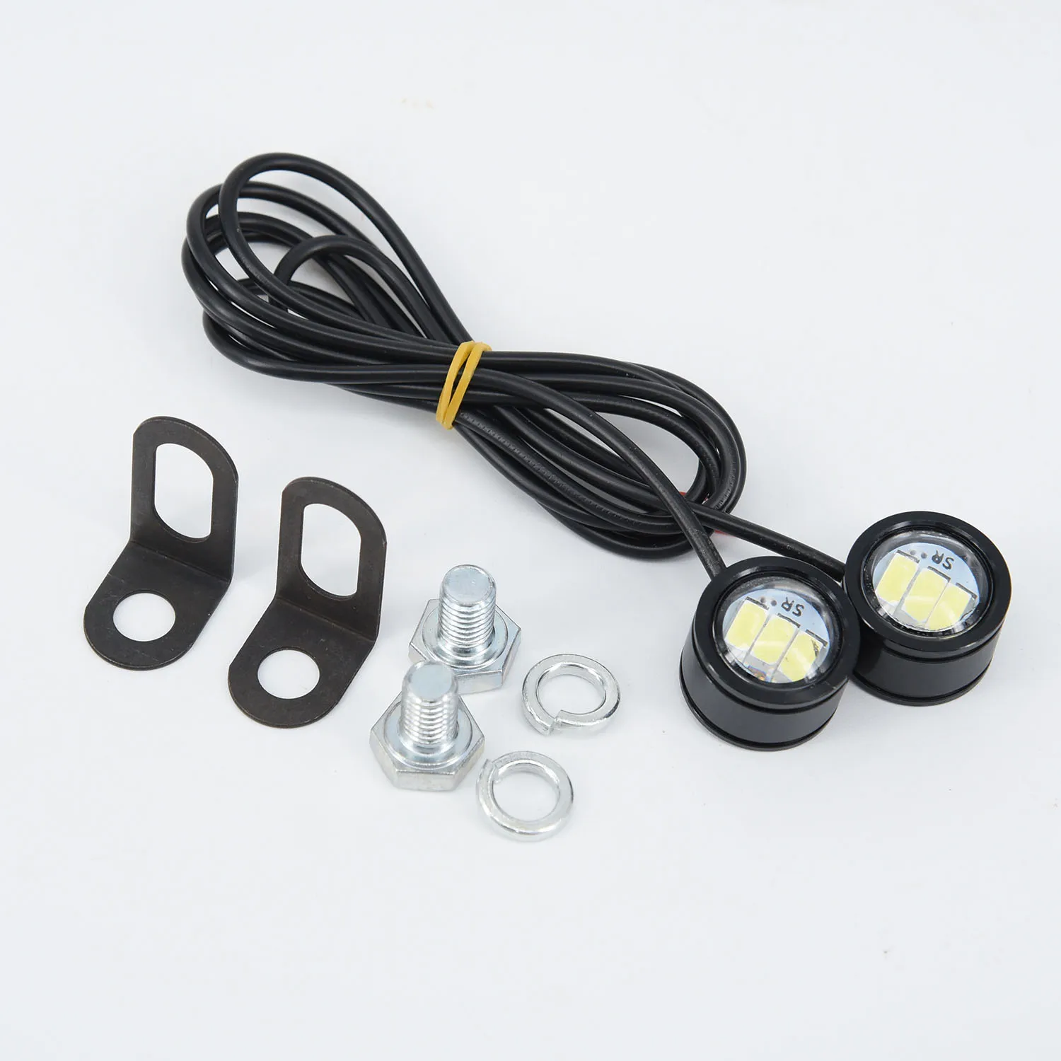 2X фара для руля велосипеда, Дневной светильник для вождения, противотуманная фара, светодиодный головной светильник для мотоцикла S