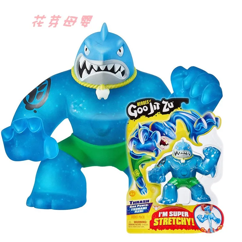 GOO Jit Zu Copy Software Vs Soft Shark Lion Wolf Toys Slimy Stress Relief Squeeze Hobbies Dolls Accessories