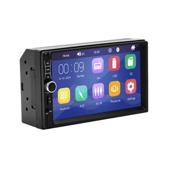 

HD 2DIN 7 Inch Car Stereo Radio FM/USB BT MP5 Player Phone Link + Support Subwoofer + Free Camera