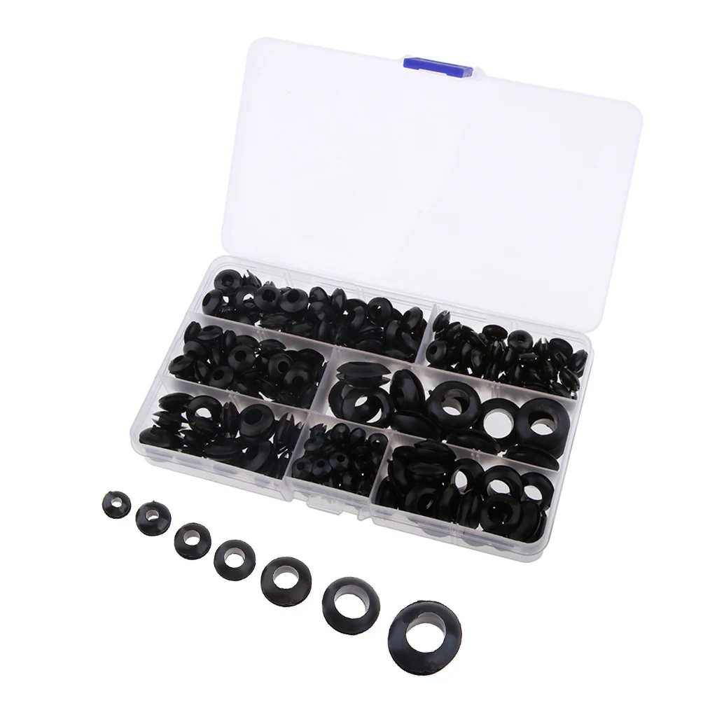 Rubber Grommet Assortment Electrical Wire Gasket Kit M3//M5/M6/M8/M10/M12
