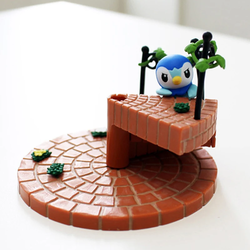 Piplup Clefairy Espeon on спиральная лестница фигурка игрушки pkm Аниме фигурки украшения подарки для детей