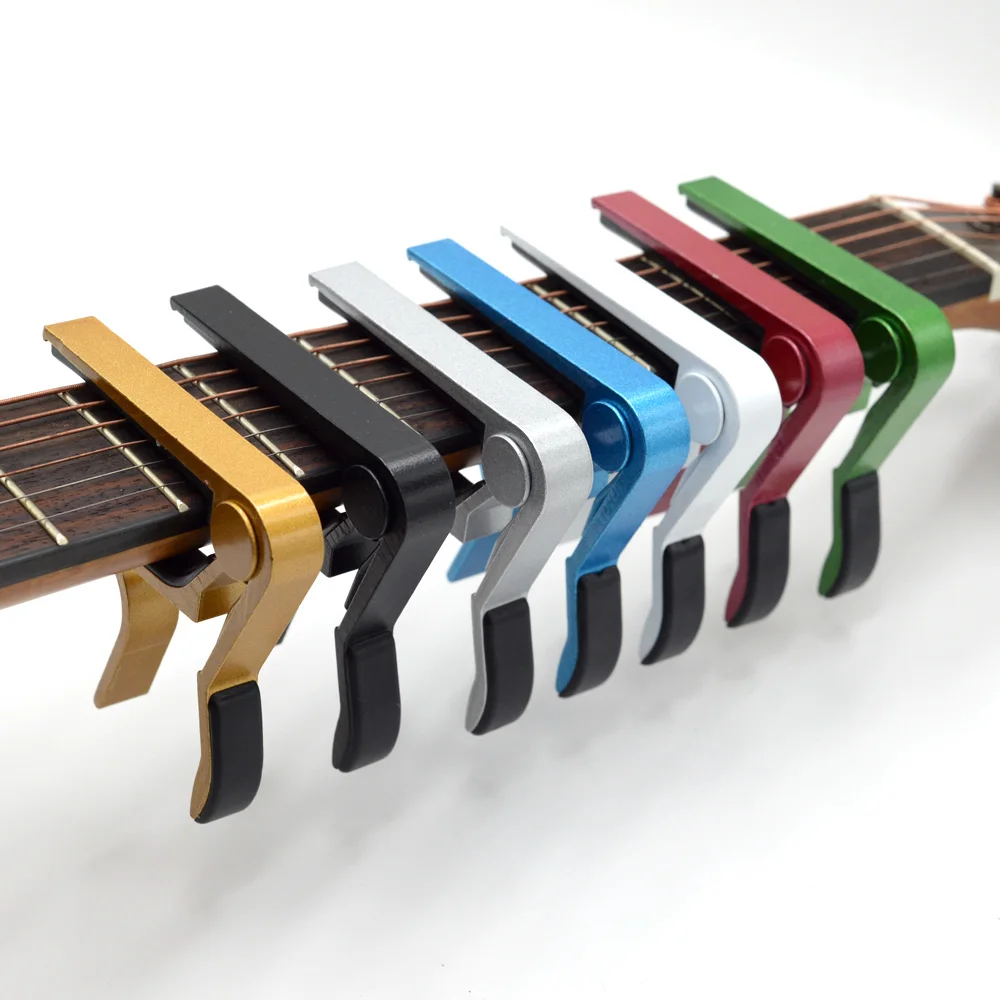 Capo para guitarra acústica clássica, liga de alumínio tuning clamp, guitarra acessórios