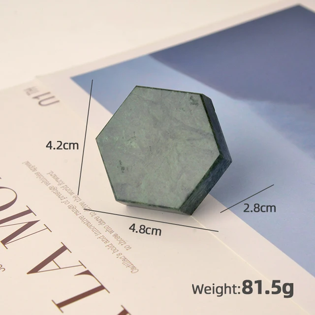 Brass Marble Wood Furniture Handles Stylish Kitchen Cabinet Pulls Knobs Drawer Door Handles and Knobs Decoration L