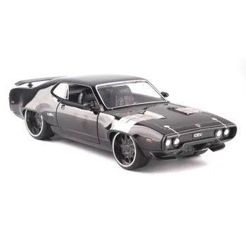 

1/24 Scale Alloy Metal Model Car 1972 DOM'S PLYMOUTH GT-X Fast Racing Car Model 22cm Diecast Vehicles Toy Collection Gift