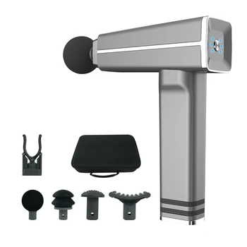 

Gun Massage Electric Deep Muscle Massage Gun Black Massager vibration Fascial Gun MG57003