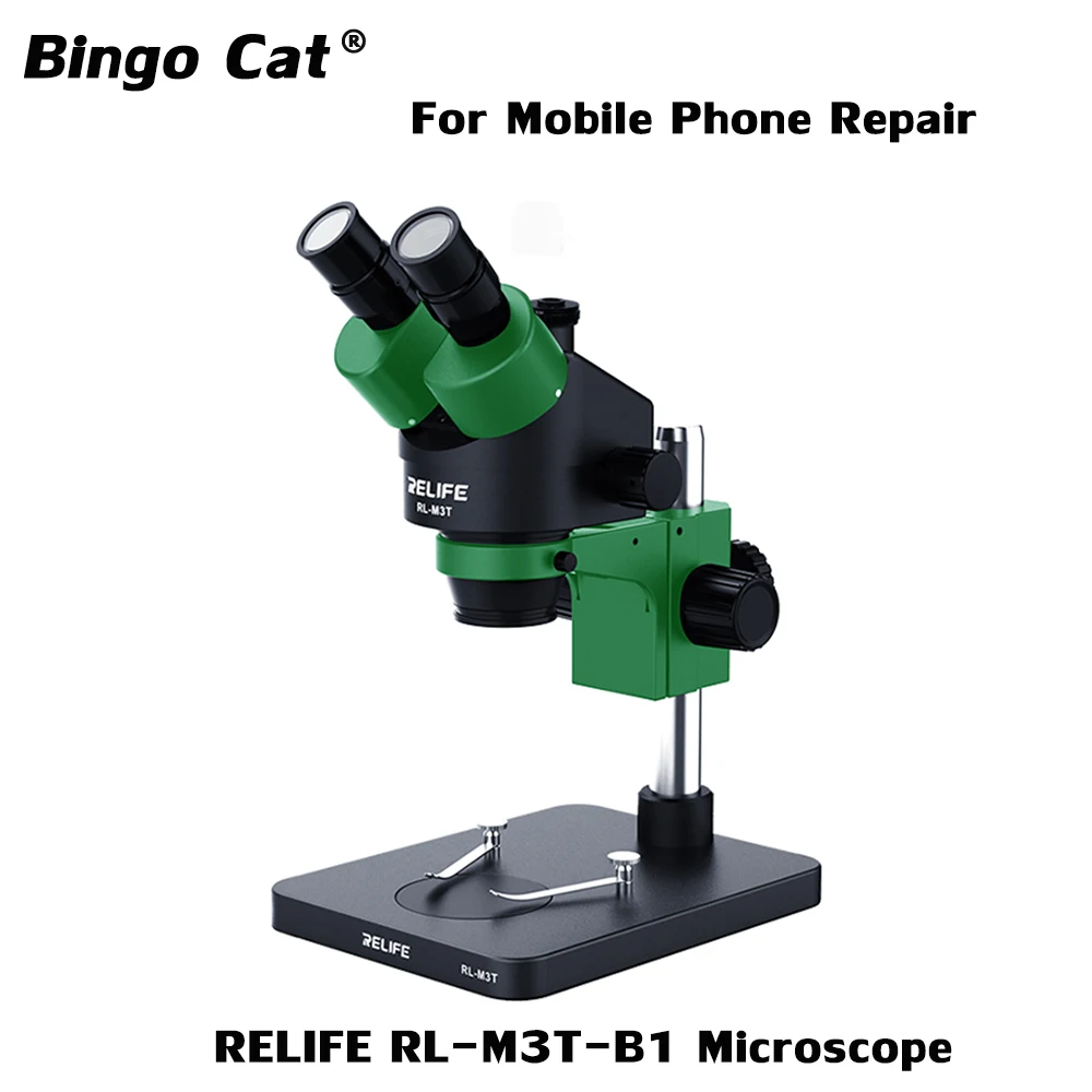 Relife Rl M3t B1 Trinocular Stereo Microscope 7x 45x Zoom Hdmi Industry Microscope Camera Led Light Phone Repair Microscope Phone Repair Tool Sets Aliexpress