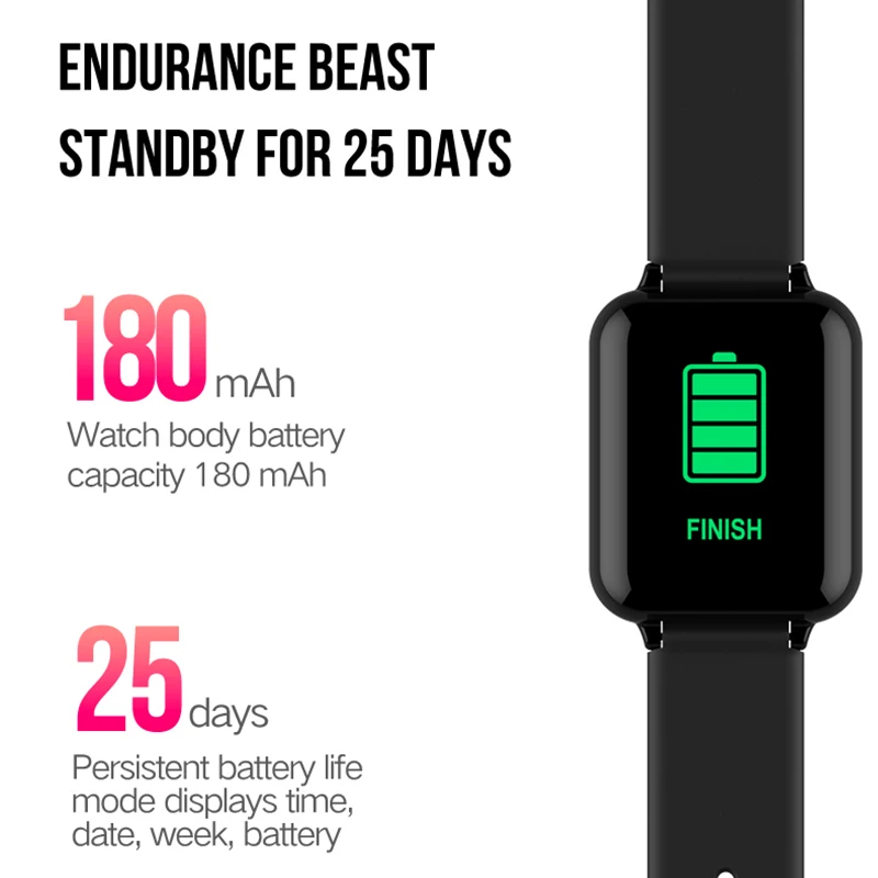 Новинка b57 спортивные Смарт часы мужские часы inteligentes водонепроницаемые bluetooth умные часы с сенсорным экраном