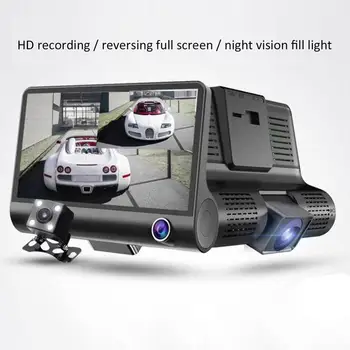 

D319 Three-Record Night Vision Driving Recorder Concealed Universal Three-Lens Reversing Driving Recorder