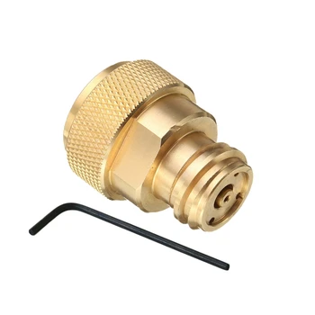 

Co2 Tank Paintball Canister Refill Adapter C02 Conversion-Polished