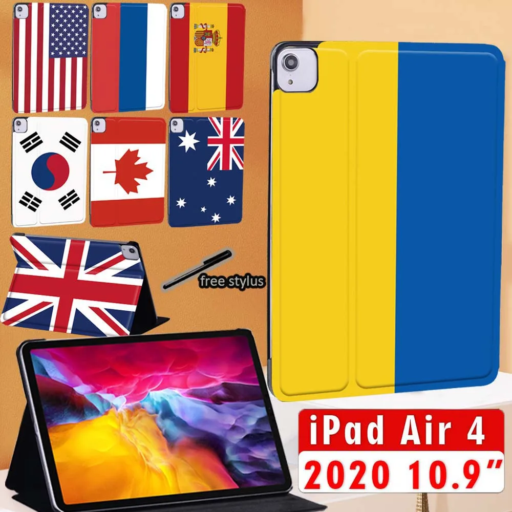 Per Ipad Air 4 Custodia 10.9 Pollici Edizione 2020 Custodia In Pelle Custodia Folio Per A2072 A2316 A2324 A2325 Per Ipad Custodia Protettiva