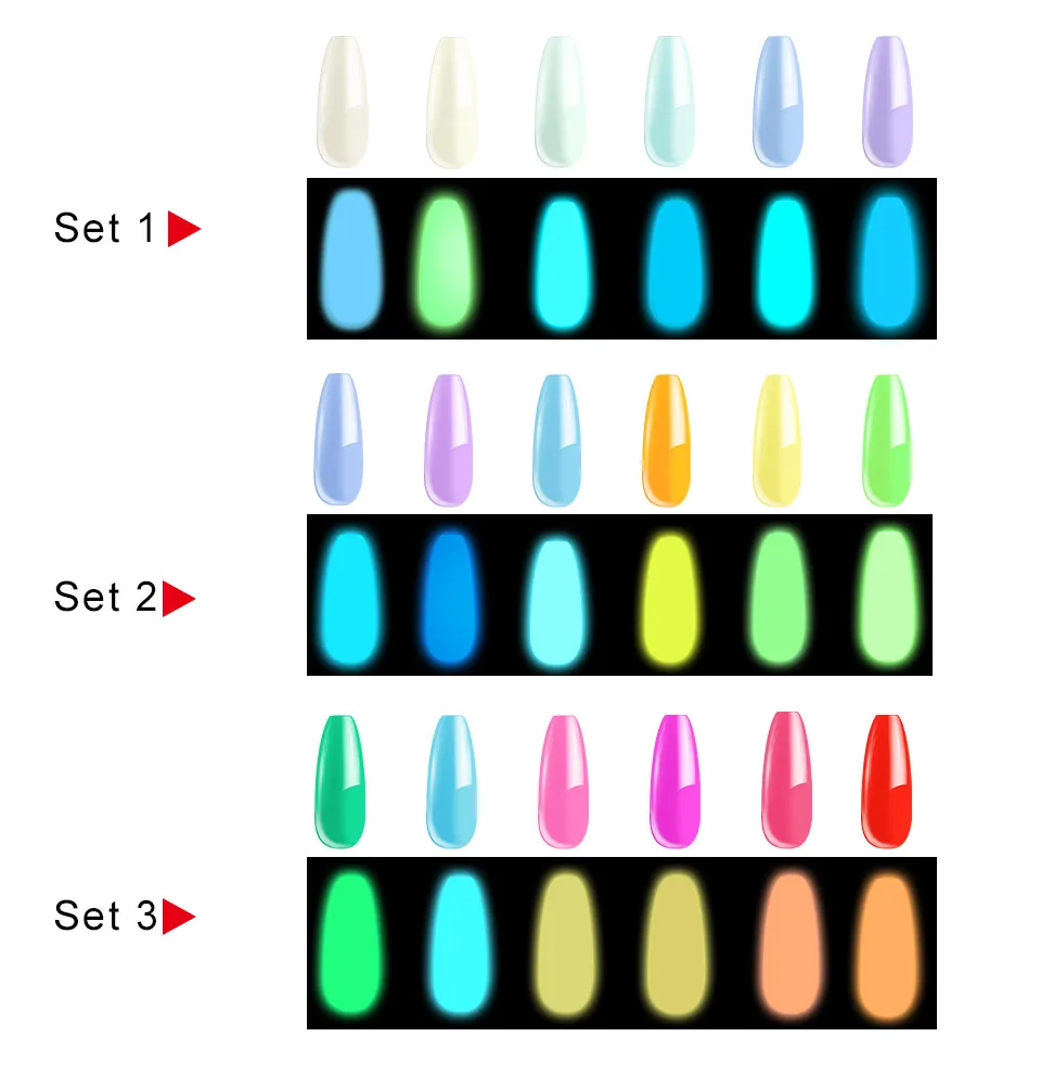SAVILAND светящийся Гель-лак для ногтей, Набор ручек, Полупостоянный, долговечный, замачивается, УФ светится в темноте, Гель-лак для ногтей