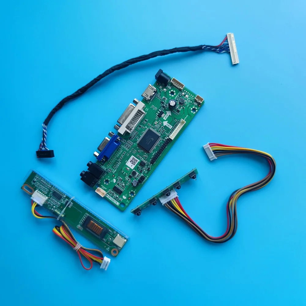 

Плата контроллера ЖК DVI для QD14TL02, 14-дюймовая панель монитора с лампами, 1280X800 30pin LVDS VGA HDMI-совместимая