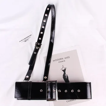 

Single shoulder strap Waist seal PU fashion personality Woman belt