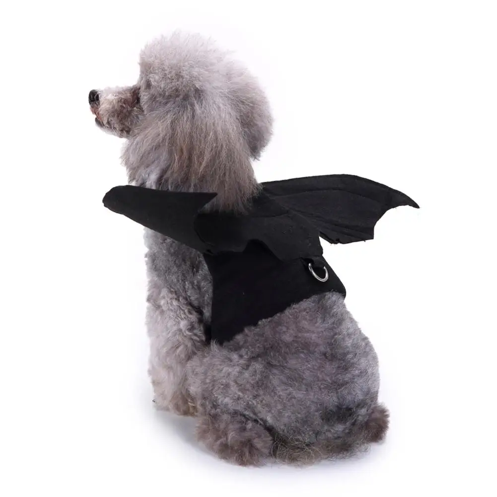 

Halloween Lovely Pet Dog Puppy Bat Shape Clothes Soft Cosplay Costume Vest Costume Clothes