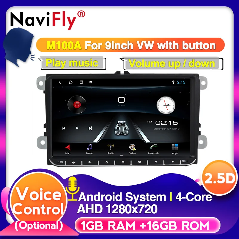 Автомобильный GPS навигатор IPS DSP Android 10 для Volkswagen Skoda Octavia golf 5 6 touran passat B6 polo tiguan