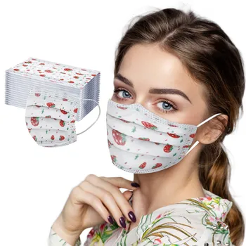 

50/100pc Disposable Face Mask adult Mascarillas proteccion Adjustable Face Shield Masque Windproof Dustproof Cubrebocas Маска