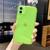 Neon Fluorescent Solid Color Phone Case For iPhone 11 Pro Max XR X XS Max 7 8 Plus SE 2022 Case Soft IMD Clear Phone Back Cover ► Photo 3/6