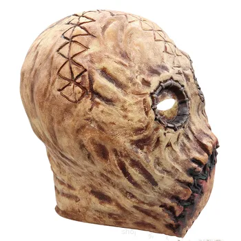 

Scarecrow Mummy Scary Horror Halloween Masks Vampire terror realista maska Evil prank hair Real Female bloodsucker realistic