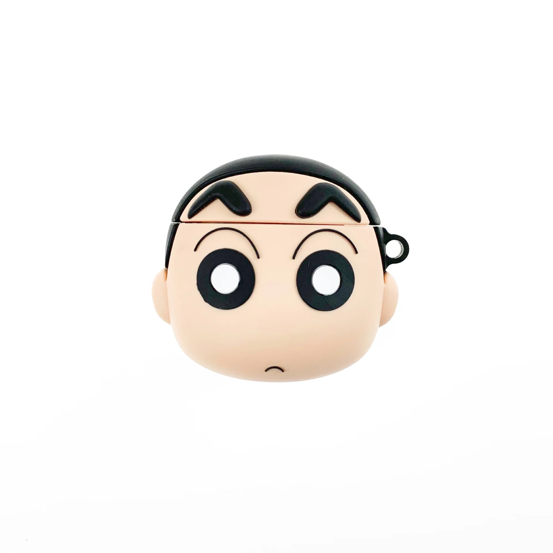 

Crayon Shinchan Keychain 3D Earphone Cases For Airpods Pro 3 Silicone Case Cute Cartoon Apple Airpods Protector Cover Keyring