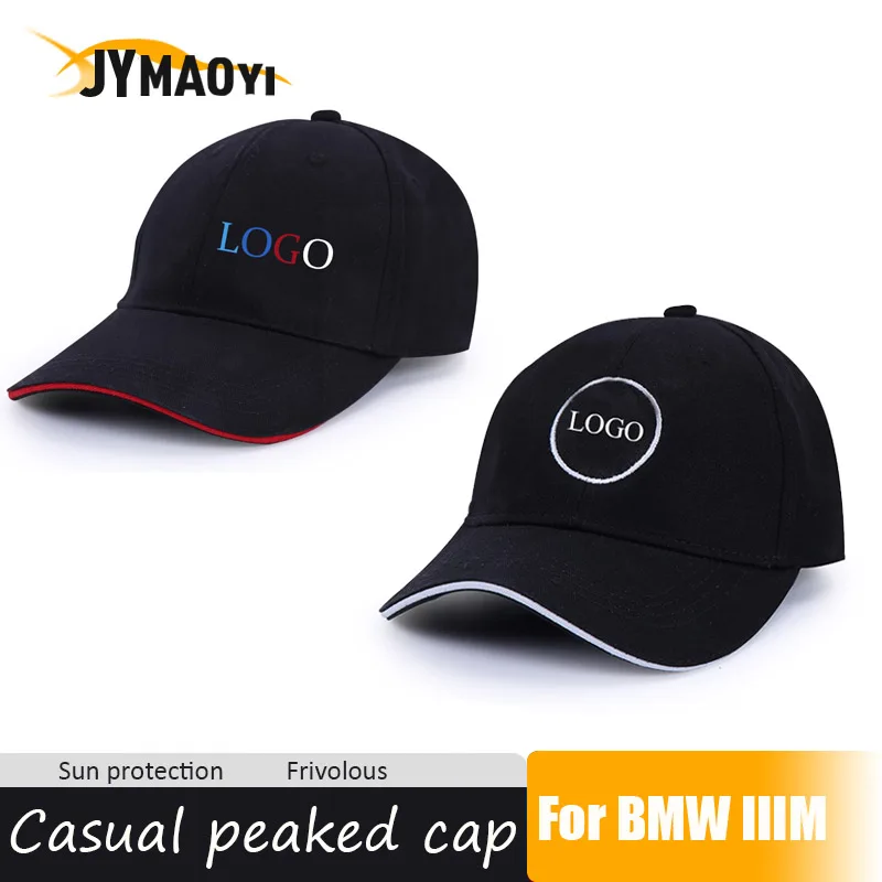 

JYMAOYI for Golf hat Casual Sport Cotton Adjustable Baseball Cap with car logo for BMW Hip-hop Hat for Running Cycling Hiking