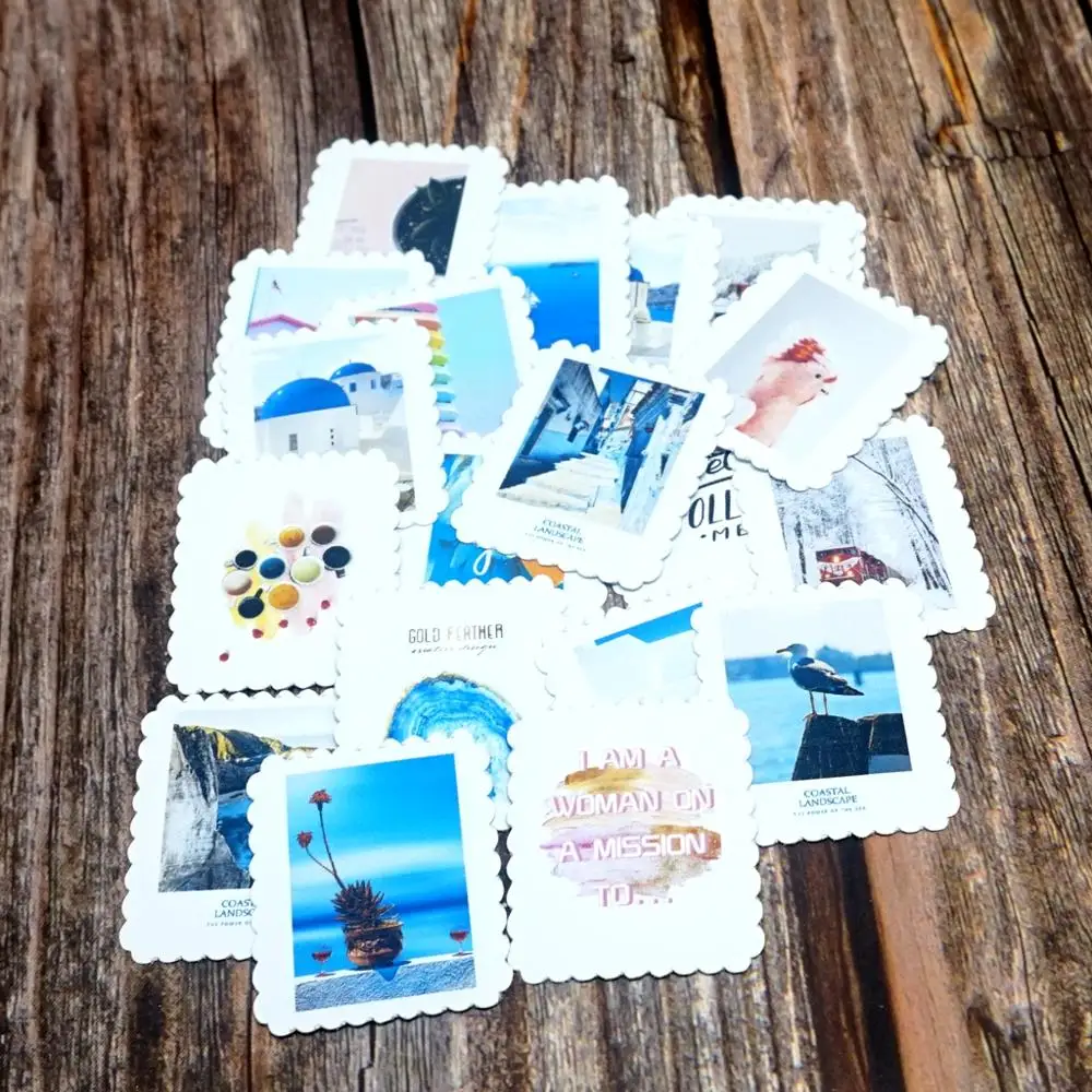 

22PCS Cute Journey Scenery Stickers Decoration DIY Ablum Diary Scrapbooking Stationey Sticker Students Gift Waterproof Stickers