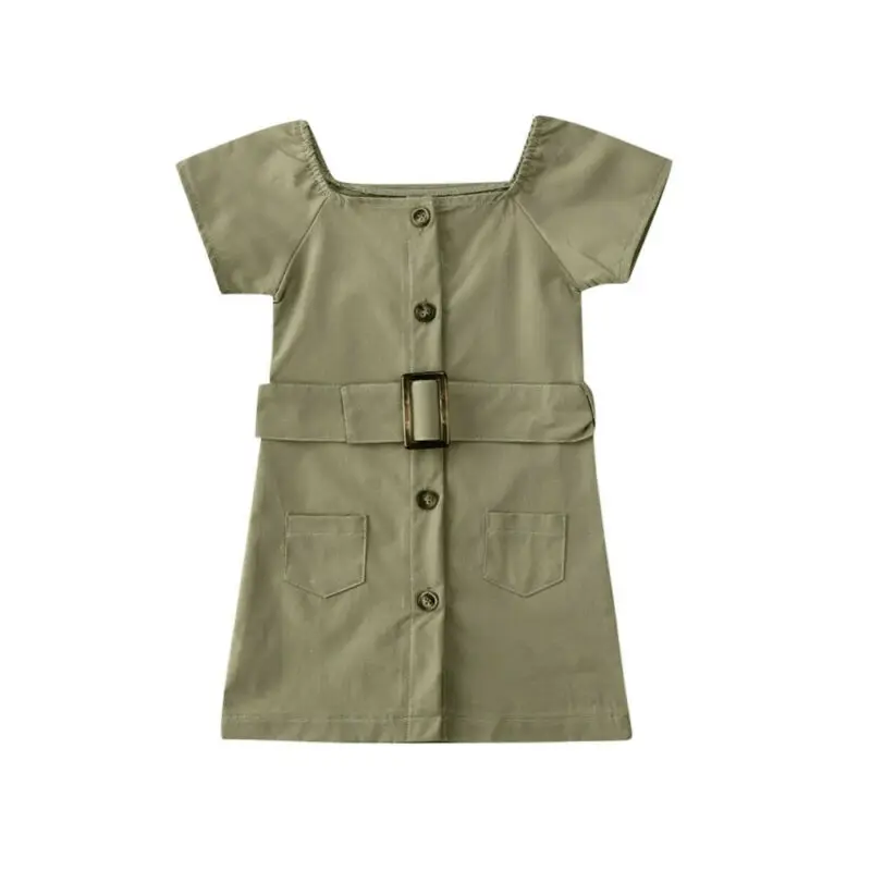 От 1 до 4 лет платье для маленьких девочек+ пояс с открытыми плечами, Прямые Вечерние платья на пуговицах одежда принцессы