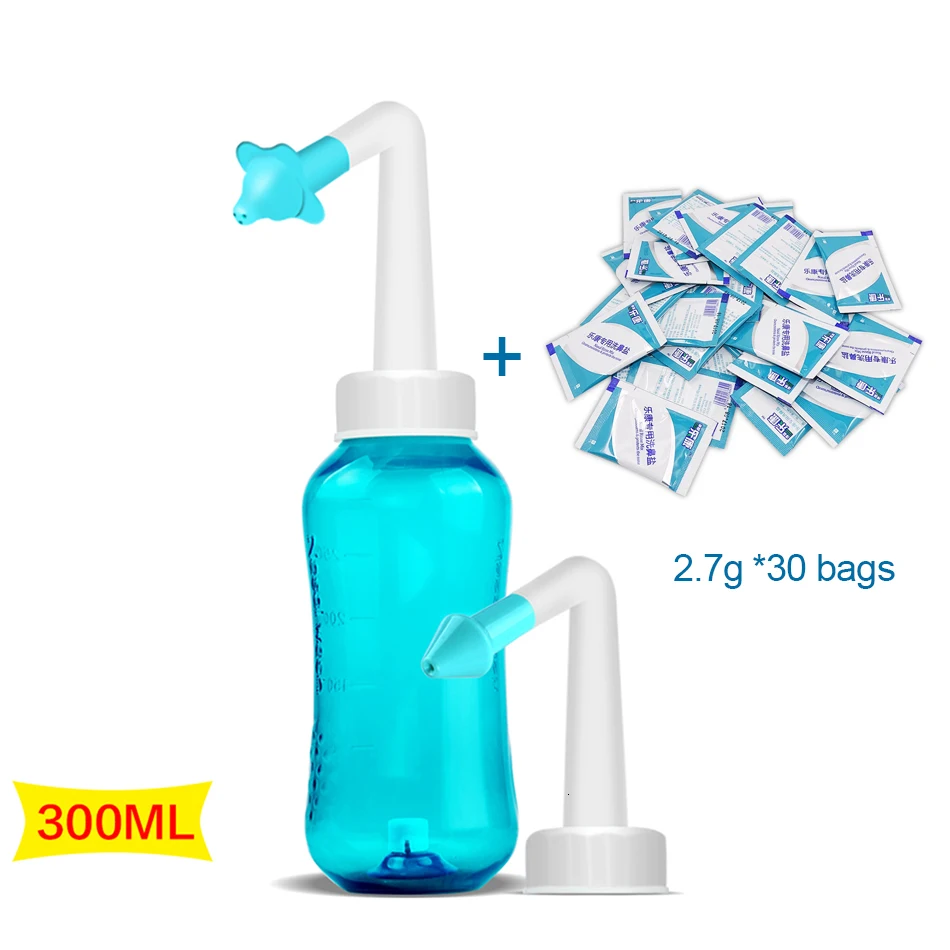 Взрослые дети нети горшок стандартная носовая сетка для мытья йоги Детокс синус аллергии рельеф краску с 30 мешками соли для орошения носа