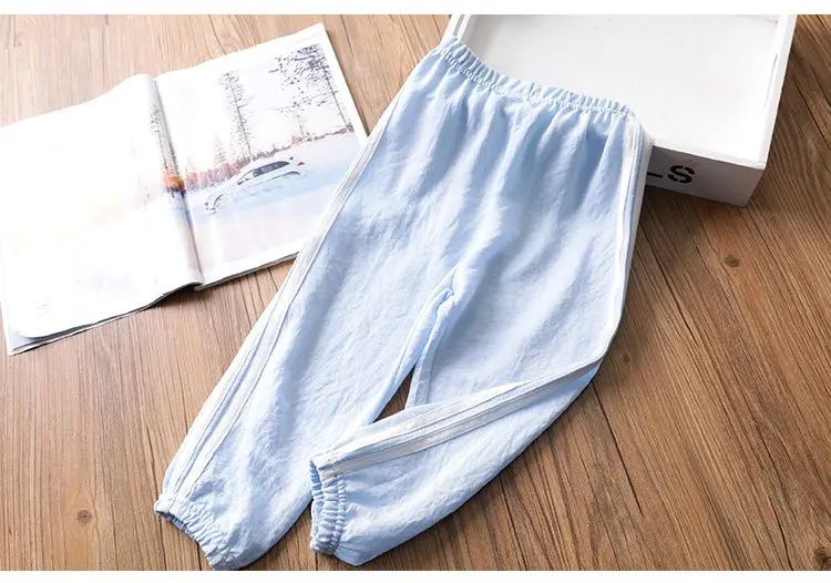 Korean-style Small CHILDREN'S Clothing Men And Women Child Baby Anti Mosquito Pants Summer New Style Children Side Bar Lant