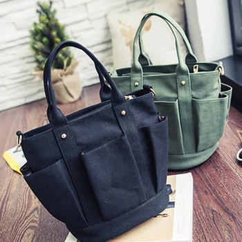 

Korean Version High Quality Retro Bag women Fashion Women Lantern Type Canvas Bag Handbag Tote Bag Handdoekzak Bolsa De Toalla