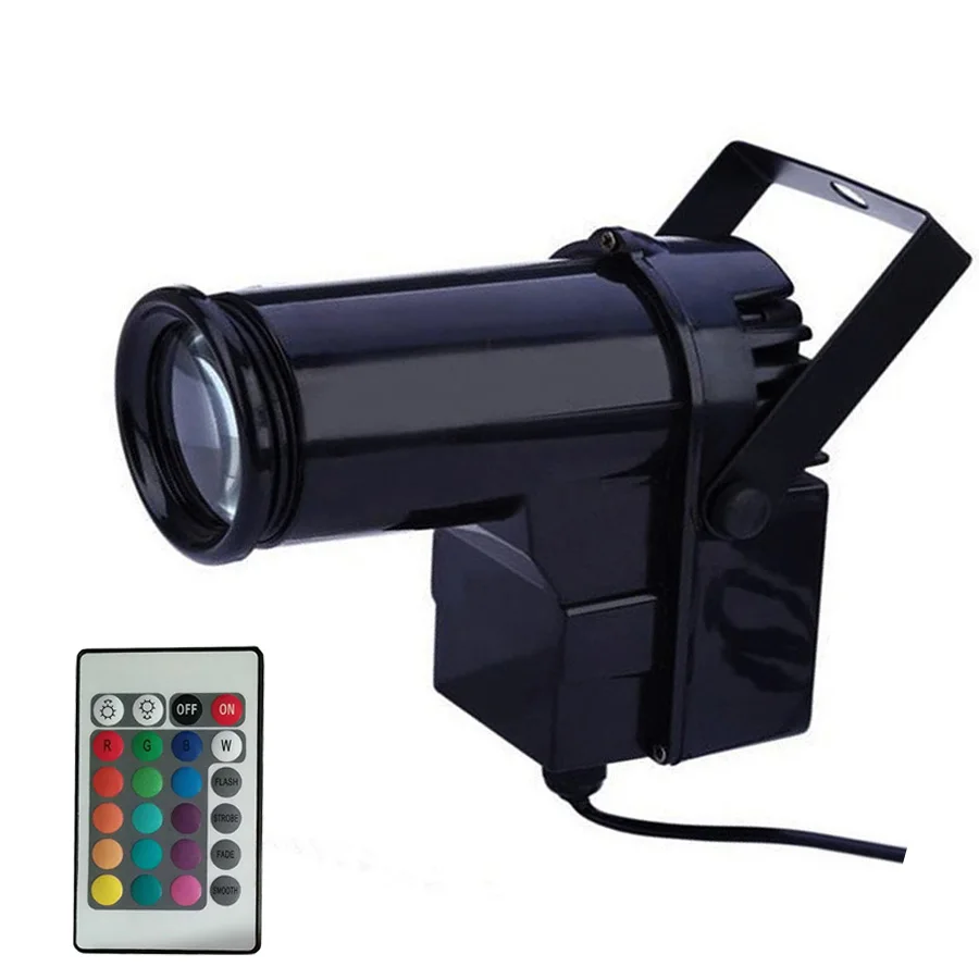 Factory-price-MiNi-Laser-Projector-10W-RGBW-4in1-Led-Pinspot-Spotli-Disco-Spot-DMX512-Beam-DJ