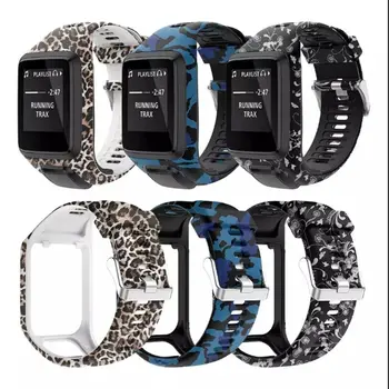 

High Quality Silicone Replacement Wrist Watch Band Strap For TomTom Runner 2 3 Spark 3 GPS Sport Watch for Tom Tom 2 3 Series