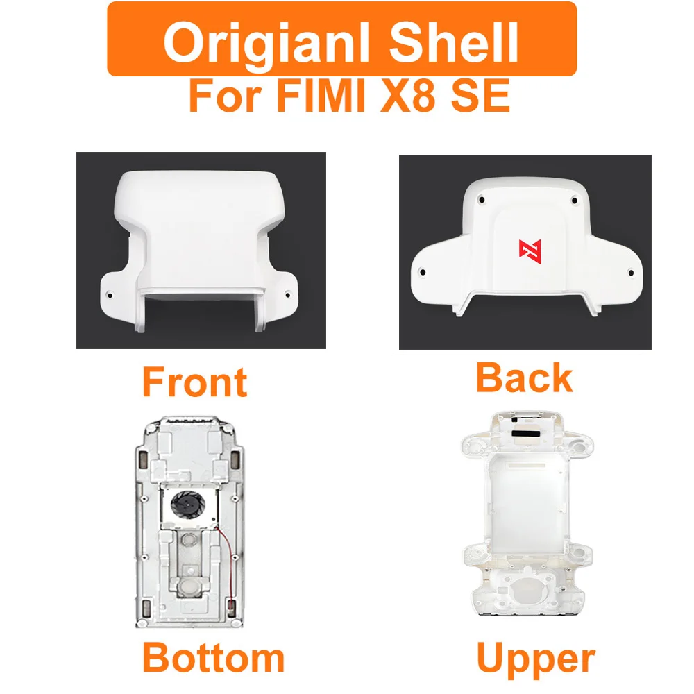 For FIMI X8 SE Bottom Shell Assembly Back Shell Middle Shell For Fimi X8 Se Front Shell Drone Repair Parts Accessories Original