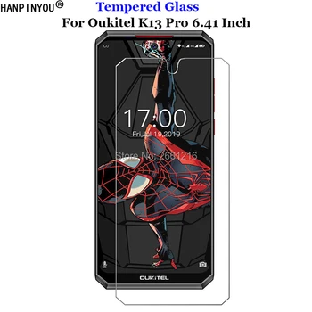 Перейти на Алиэкспресс и купить Для Oukitel K13Pro 6,41 дюймзакаленное стекло 9H 2.5D Премиум Защитная пленка для экрана телефона для Oukitel K13 Pro